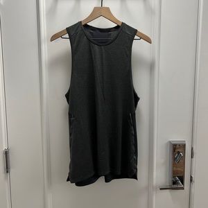 Lululemon men’s fast and free tank grey small